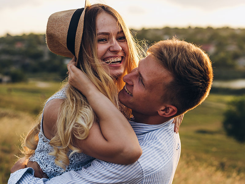 Happy couple